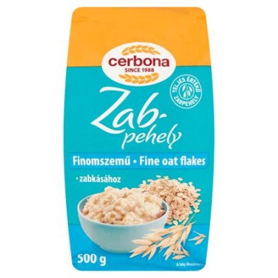 Zabpehely, 500 g, CERBONA, finomszemű