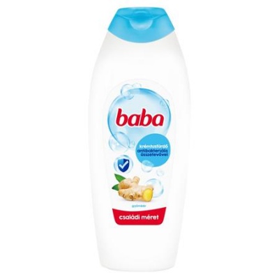 Tusfürdő, antibakteriális összetevővel, 750 ml, BABA, gyömbér