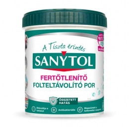 Folteltávolító- és fertőtlenítő por, 450 g, SANYTOL